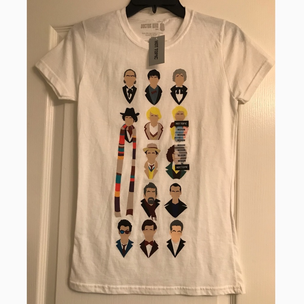 White Doctor Who T-Shirt